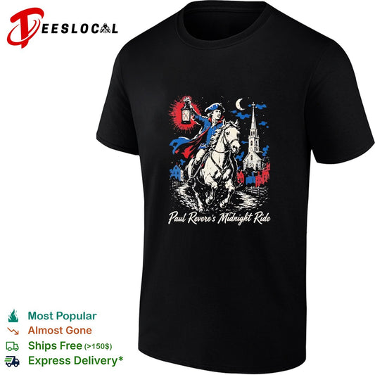 Paul Revere Midnight Ride American Revolutionary War Patriotic Historical Art shirt
