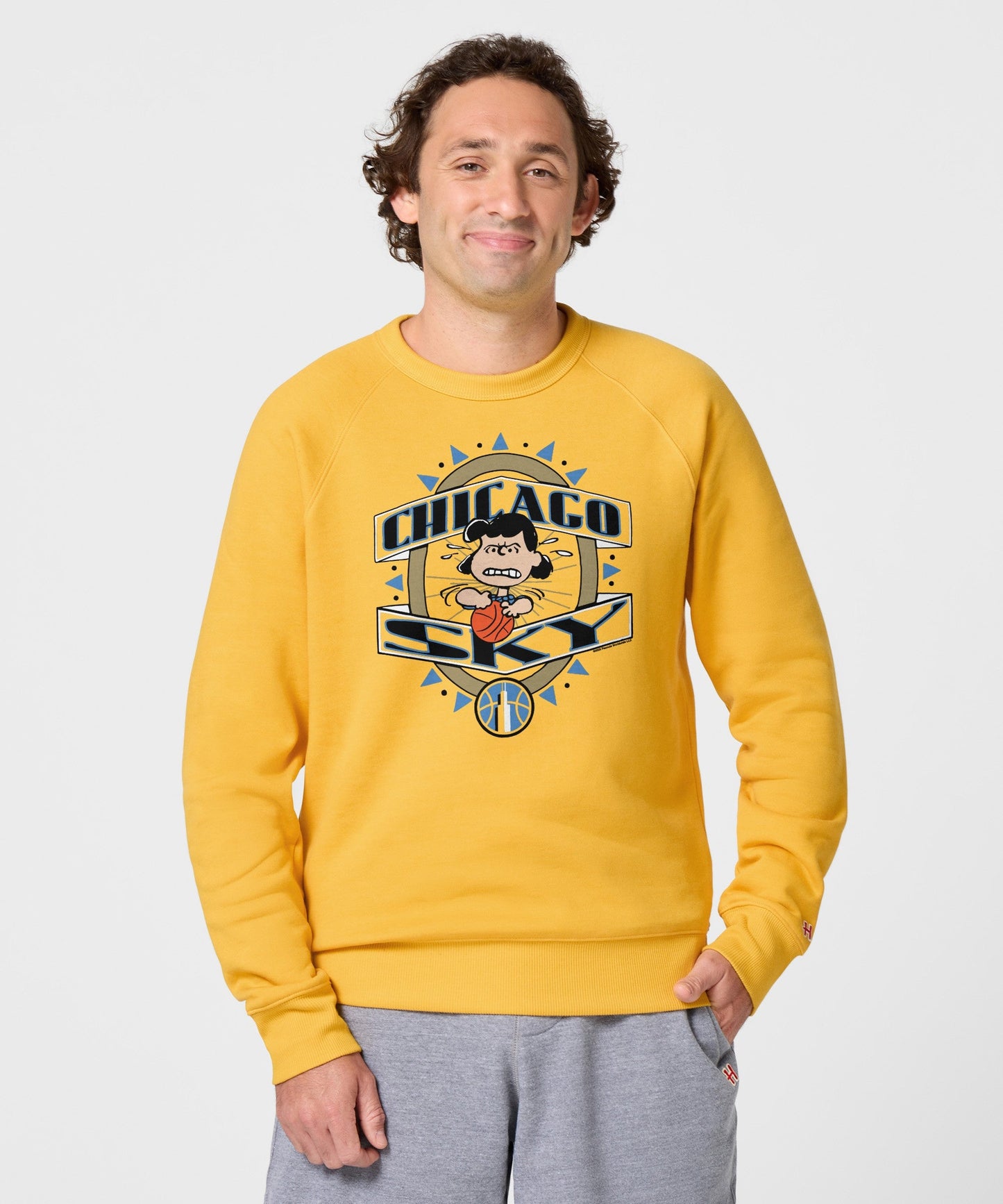 Peanuts Lucy x Chicago Sky Crewneck