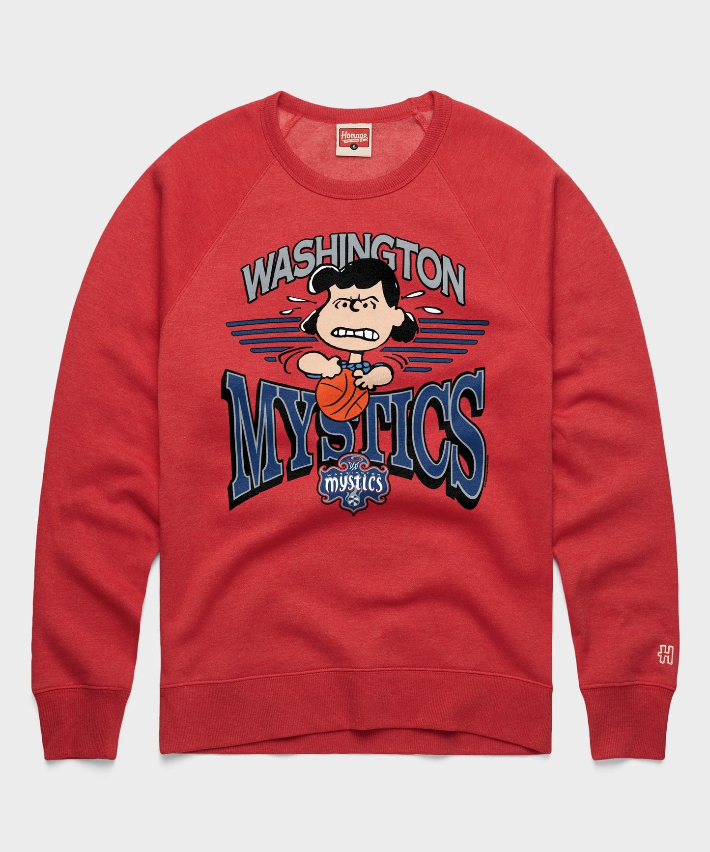 Peanuts Lucy x Washington Mystics Crewneck