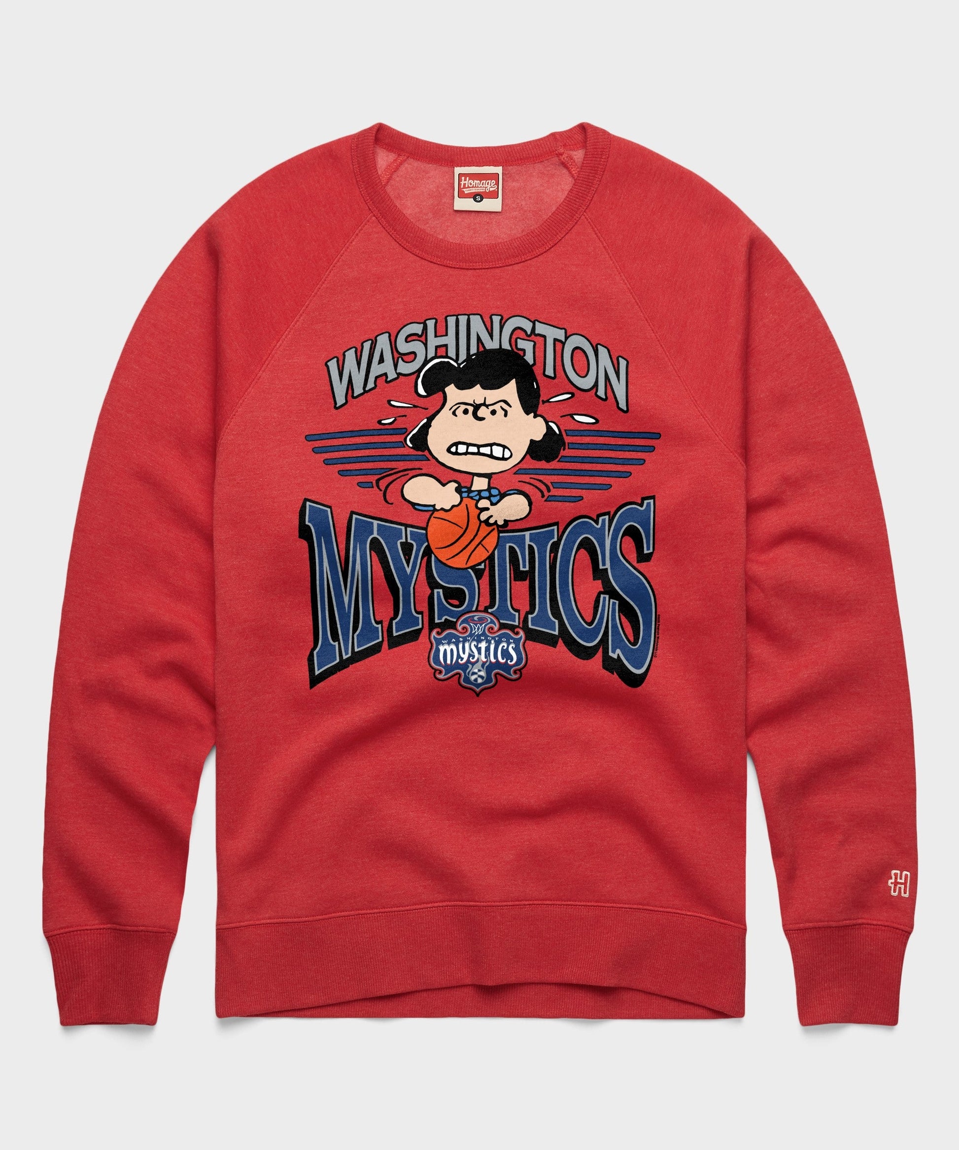 Peanuts Lucy x Washington Mystics Crewneck