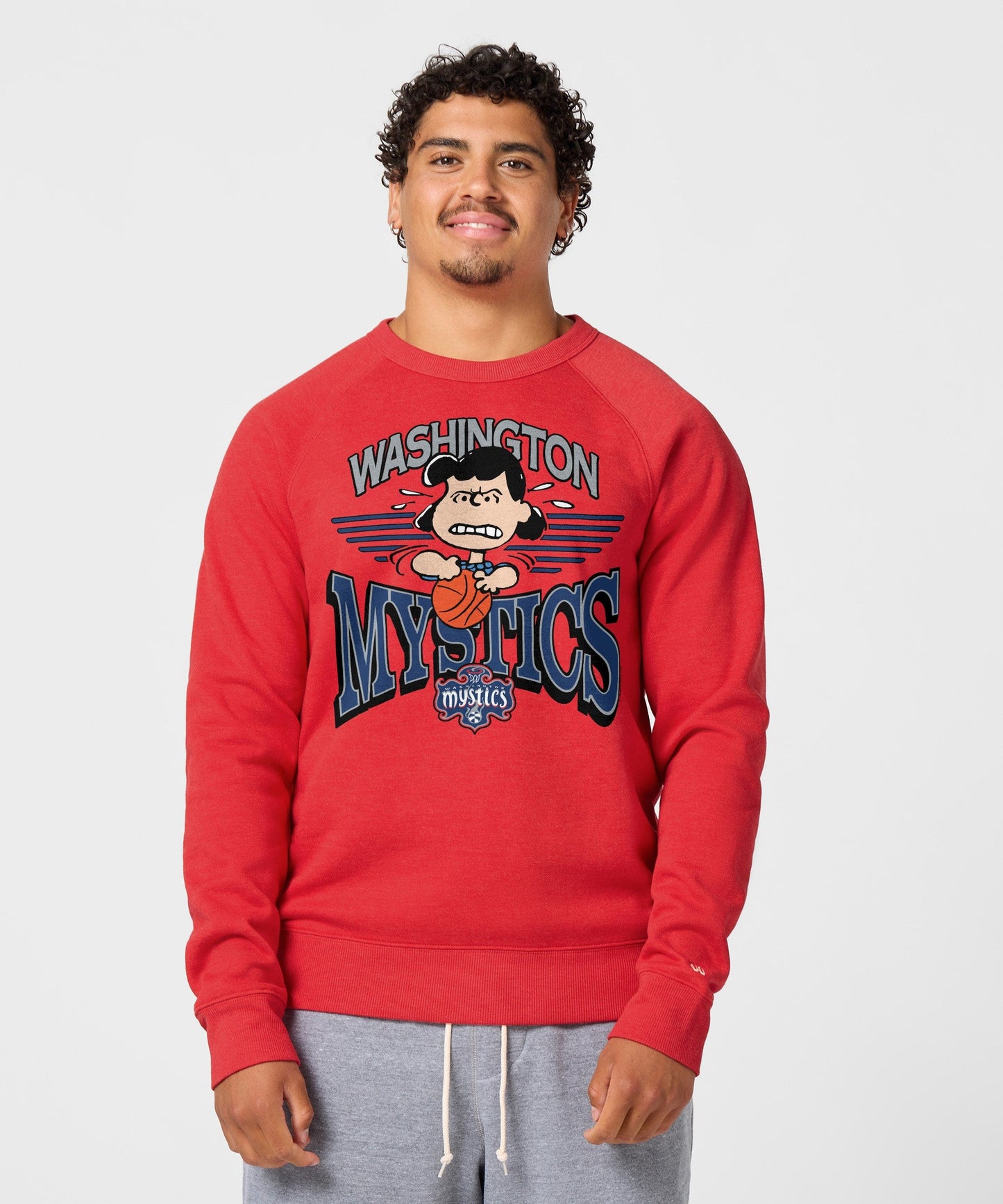 Peanuts Lucy x Washington Mystics Crewneck