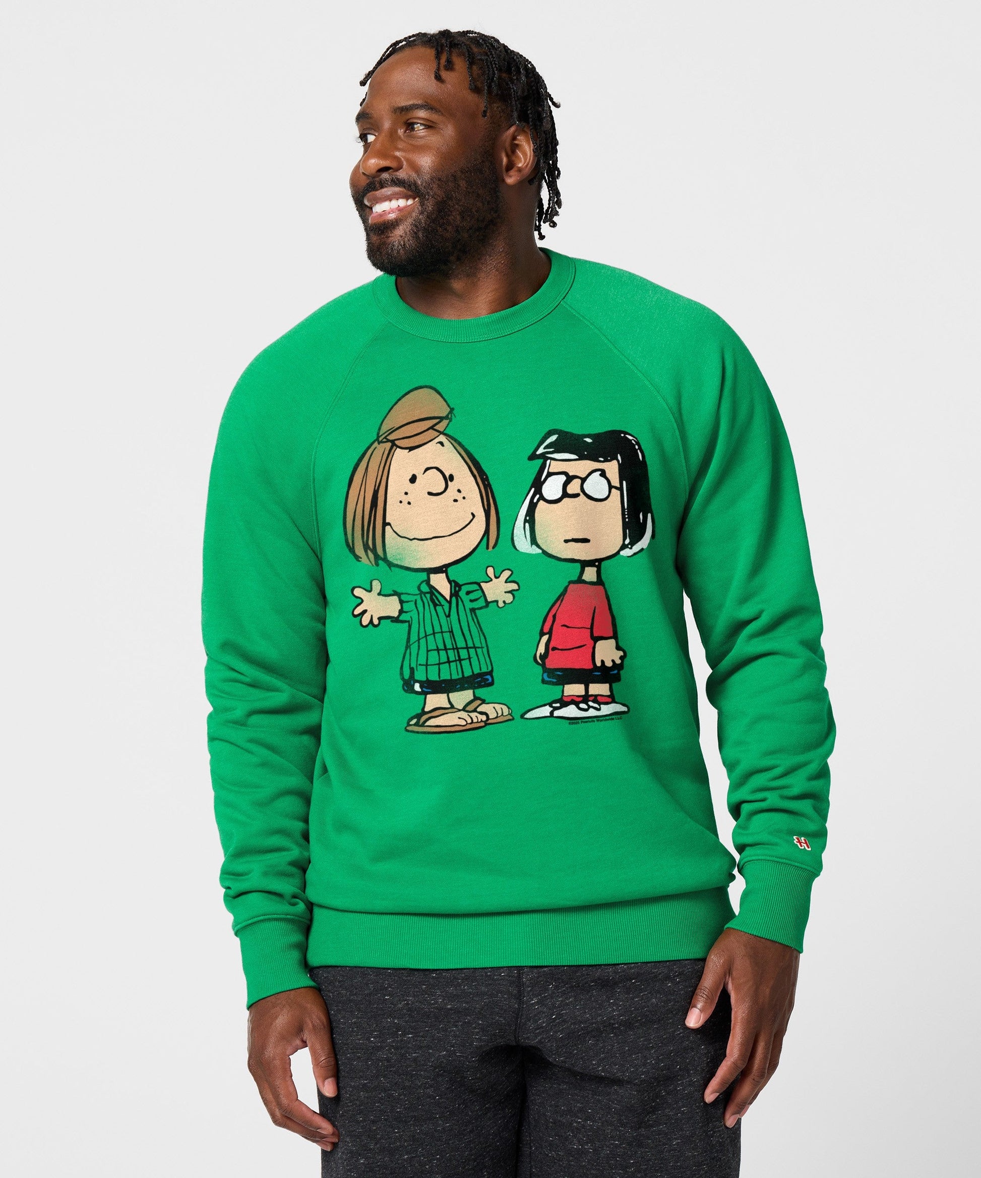 Peanuts Peppermint Patty And Marcie Character Crewneck