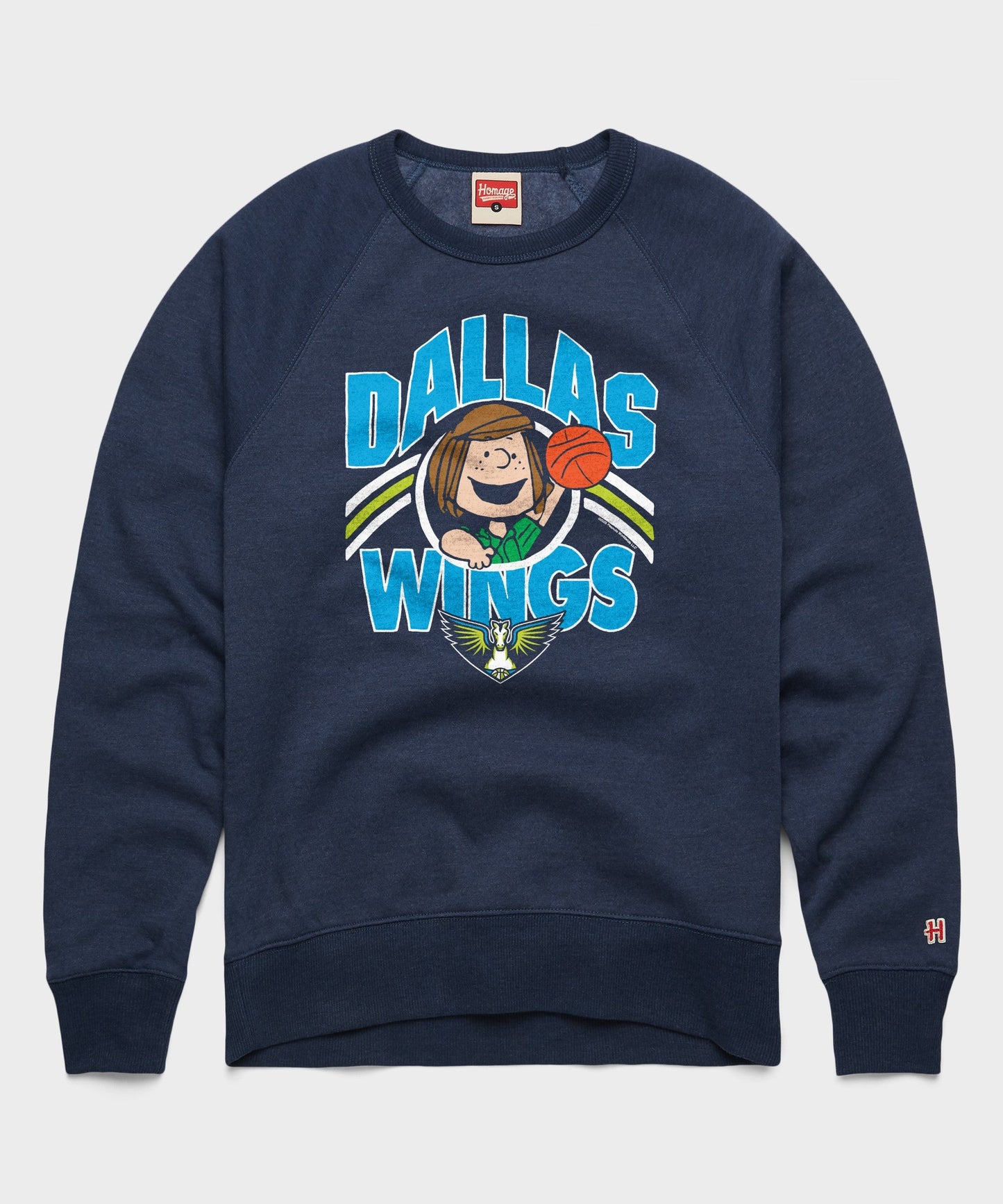 Peanuts Peppermint Patty x Dallas Wings Crewneck