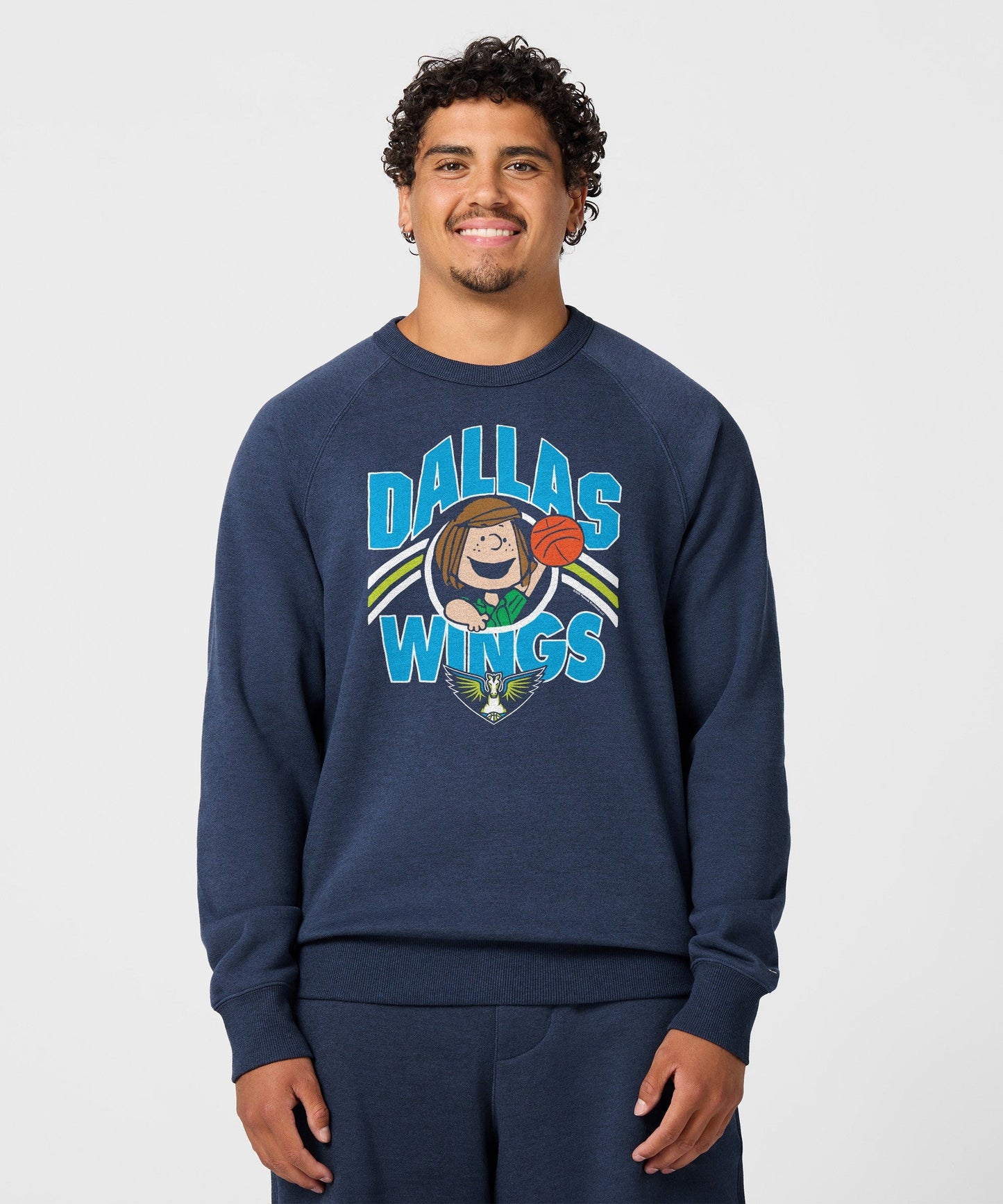 Peanuts Peppermint Patty x Dallas Wings Crewneck