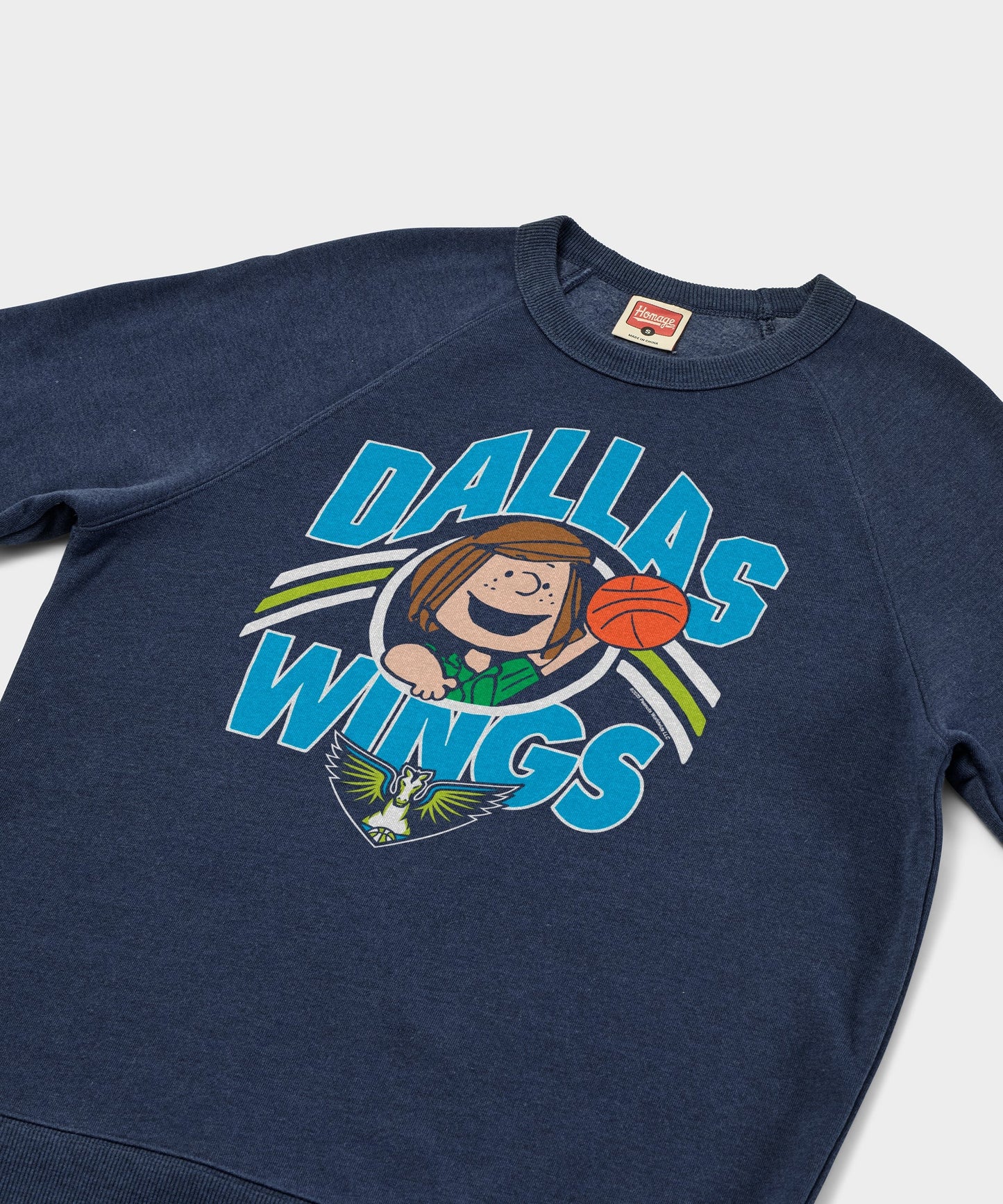 Peanuts Peppermint Patty x Dallas Wings Crewneck