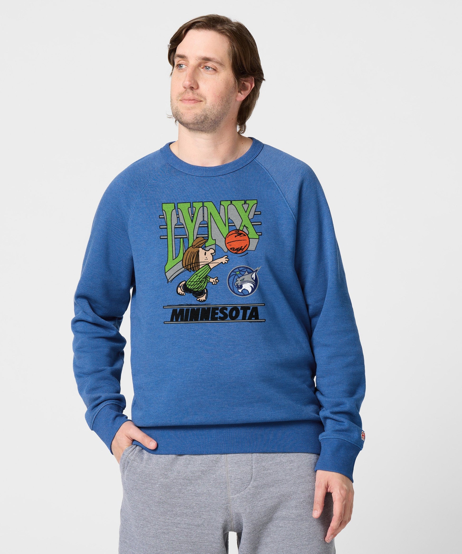 Peanuts Peppermint Patty x Minnesota Lynx Crewneck