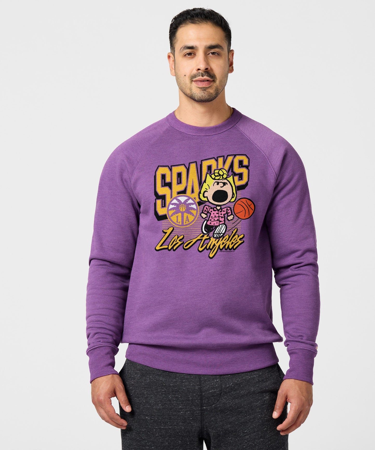 Peanuts Sally x Los Angeles Sparks Crewneck
