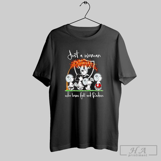 Peanuts Just A Woman Who Loves Fall And Raiders
