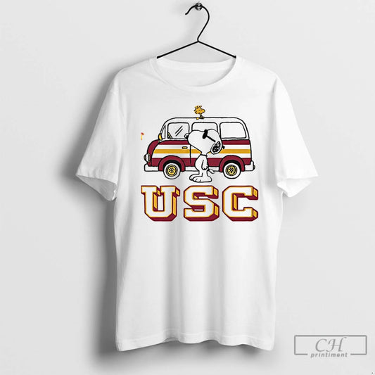 Peanuts X Usc Van Life T Shirts