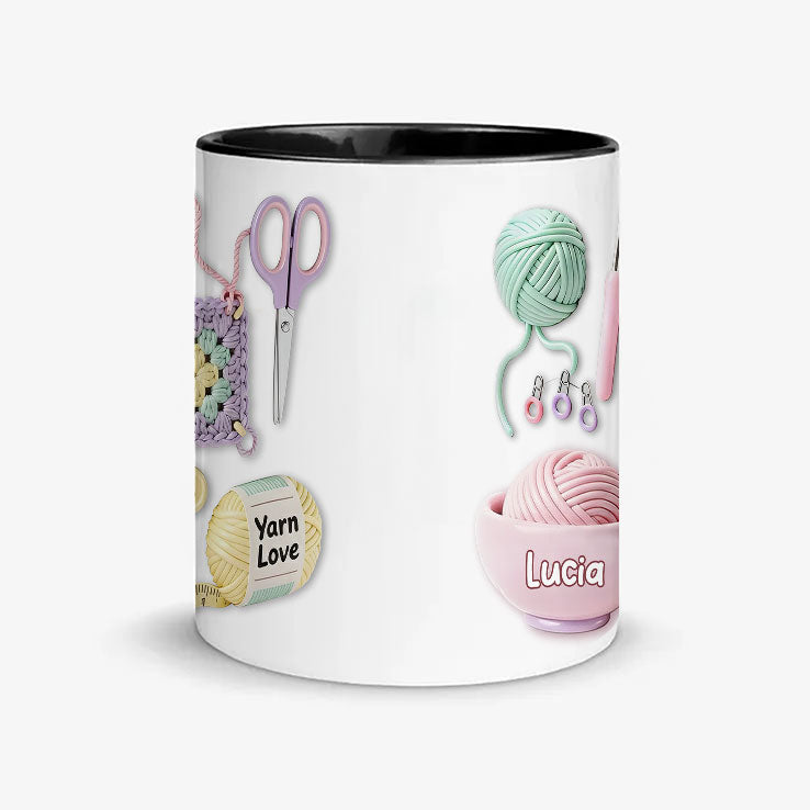 Personalized Yarn Lover Mug