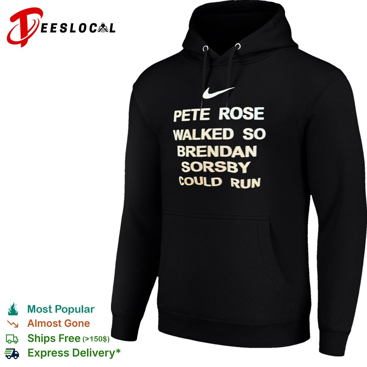Pete Rose walked so Brendan Sorsby could run shirt