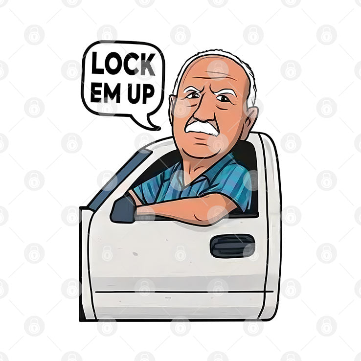 Peter Poppleton Lock Em Up T Shirt