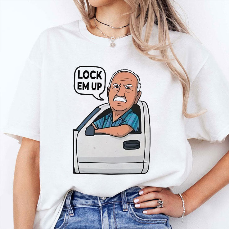 Peter Poppleton Lock Em Up T Shirt