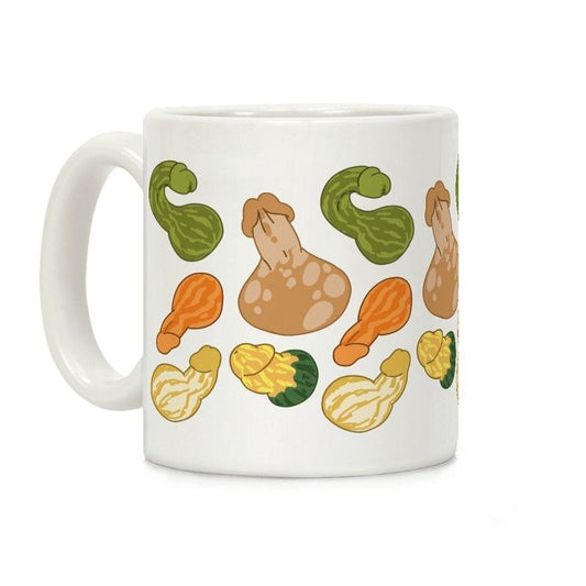 Phallic Gourd Pattern Coffee Mug 11oz-15oz, funny Coffee Mug, Gift Ideas