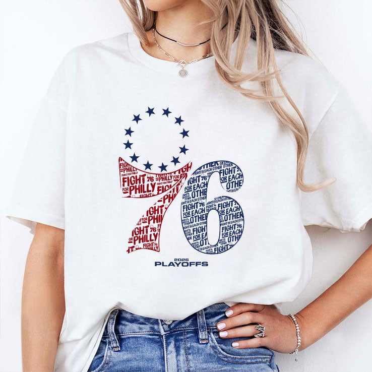 Philadelphia 76ers Playoffs 2026 T Shirt