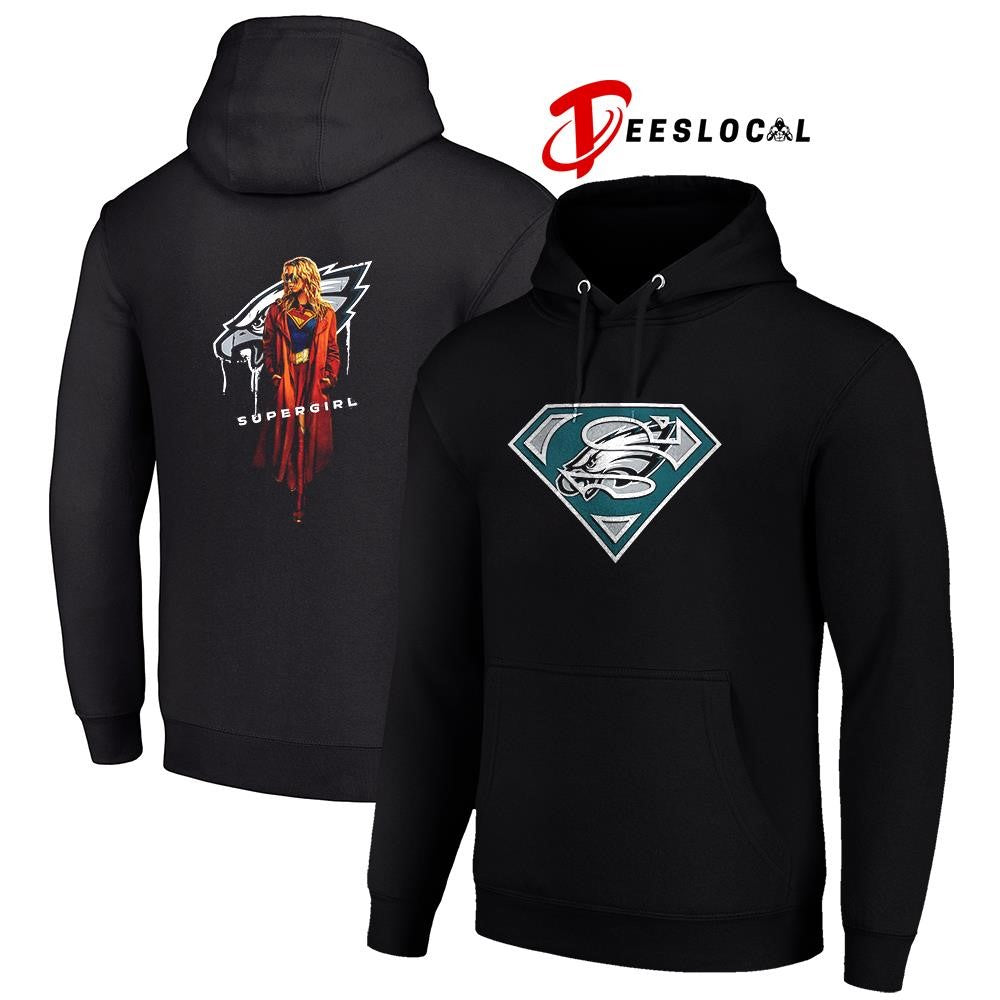 Philadelphia Eagles x Supergirl graphic shirt