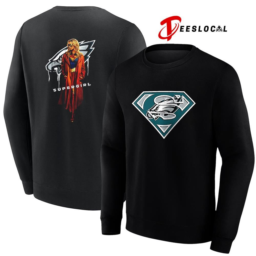 Philadelphia Eagles x Supergirl graphic shirt