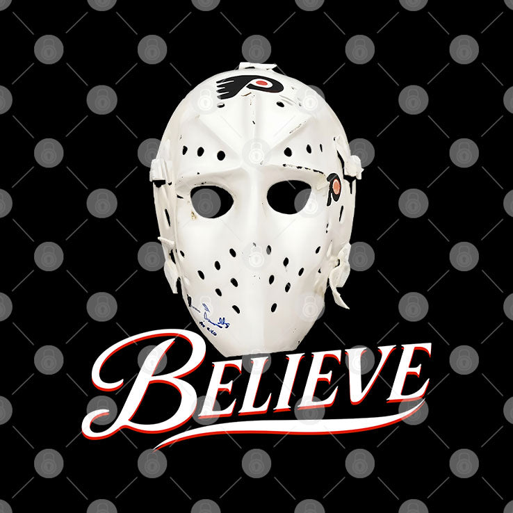 Philadelphia Flyers Believe Bernie Parent Mask Shirt