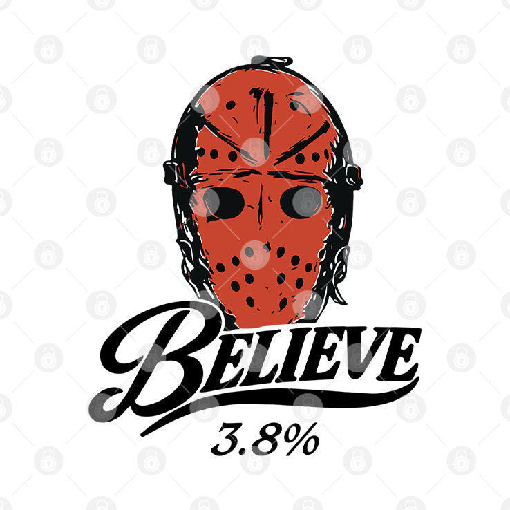 Philadelphia Flyers Believe 3.8% Chance Jason Voorhees Mask Shirt