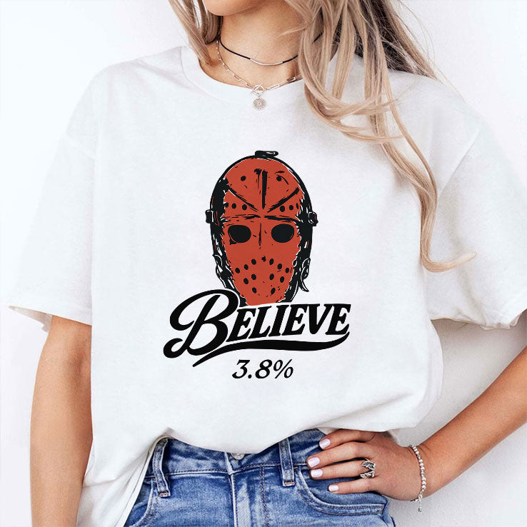 Philadelphia Flyers Believe 3.8% Chance Jason Voorhees Mask Shirt