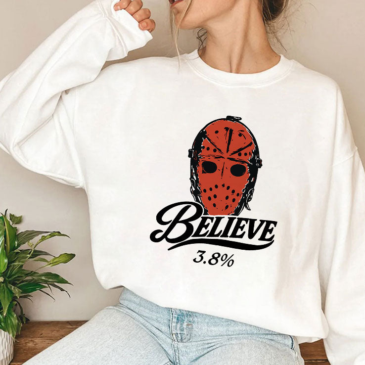 Philadelphia Flyers Believe 3.8% Chance Jason Voorhees Mask Shirt