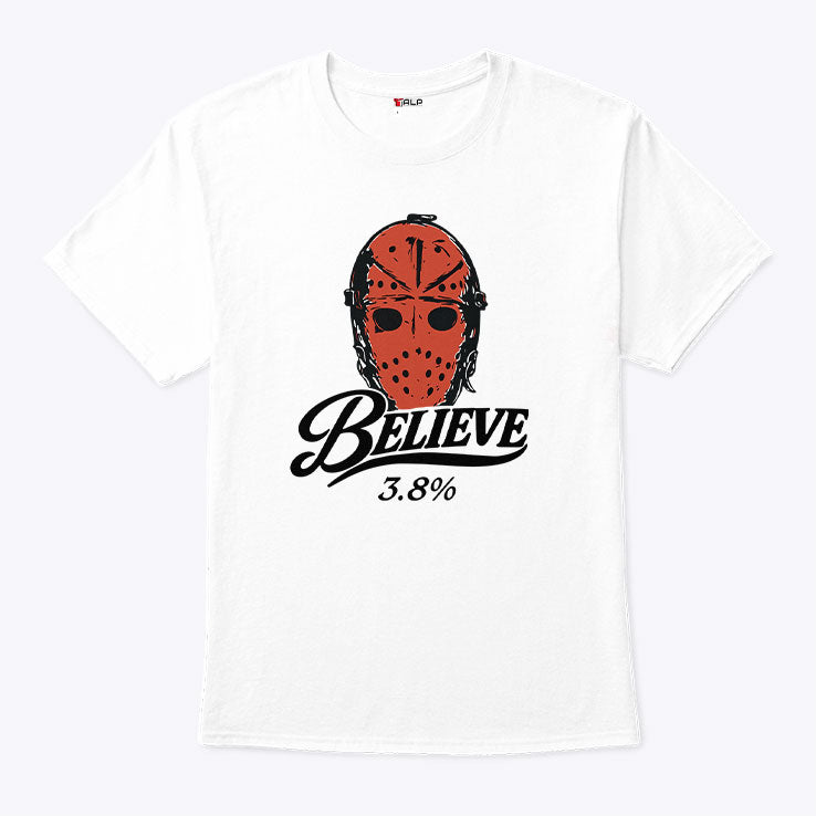 Philadelphia Flyers Believe 3.8% Chance Jason Voorhees Mask Shirt