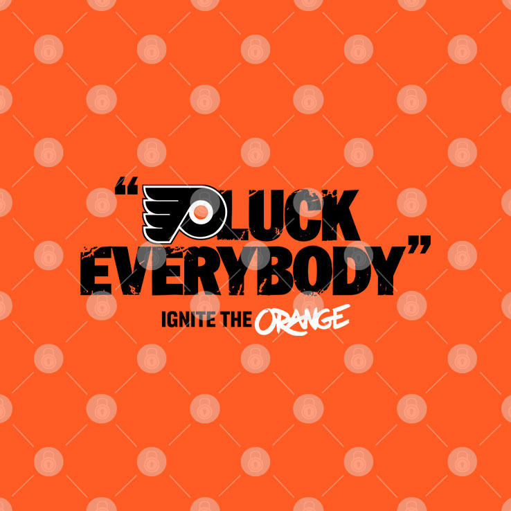 Philadelphia Flyers Puck Everybody Ignite The Orange T Shirt