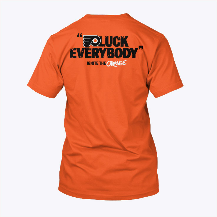 Philadelphia Flyers Puck Everybody Ignite The Orange T Shirt