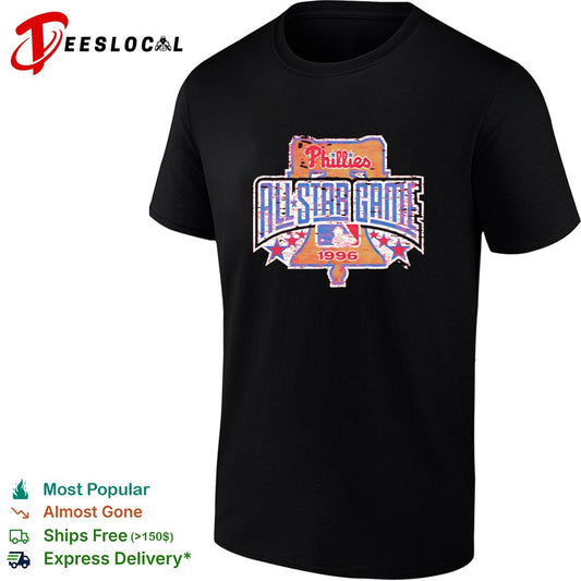 Philadelphia Phillies All Star Game 1996 Major League Baseball event shirt