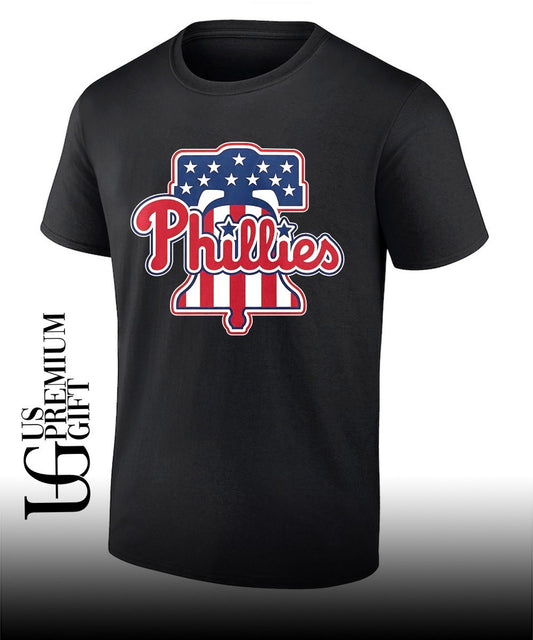 Phillies Liberty Bell Patriotic 250th Anniversary T-shirt