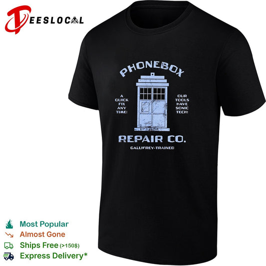 Phonebox Repair Co A quick fix any time our tools have sonic tech Gallifrey-trained shirt