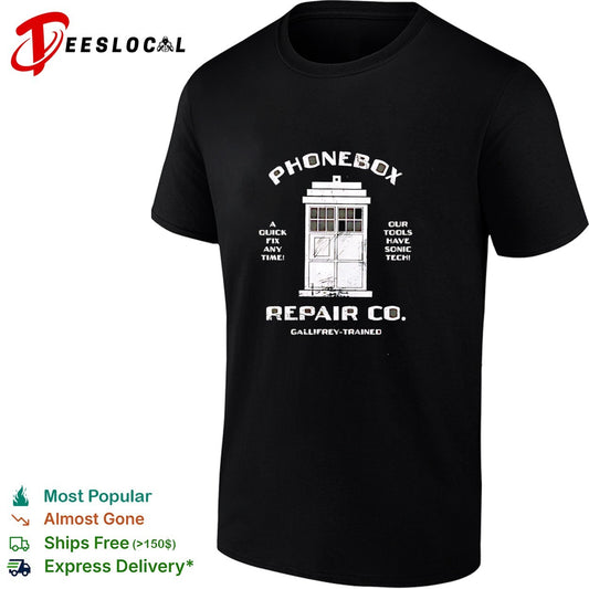 Phonebox repair co Gallifrey trained TARDIS shirt