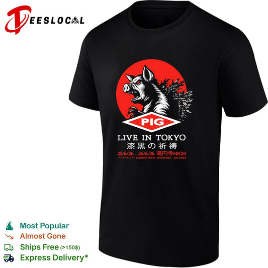Pig Live in Tokyo high Raymond Watts Motokatsu Jim Davies shirt