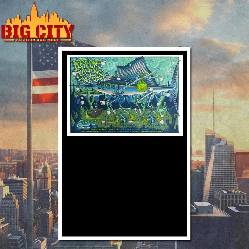 Pigeons Playing Ping Pong Southeast 2026 Run Shows Poster Shirt