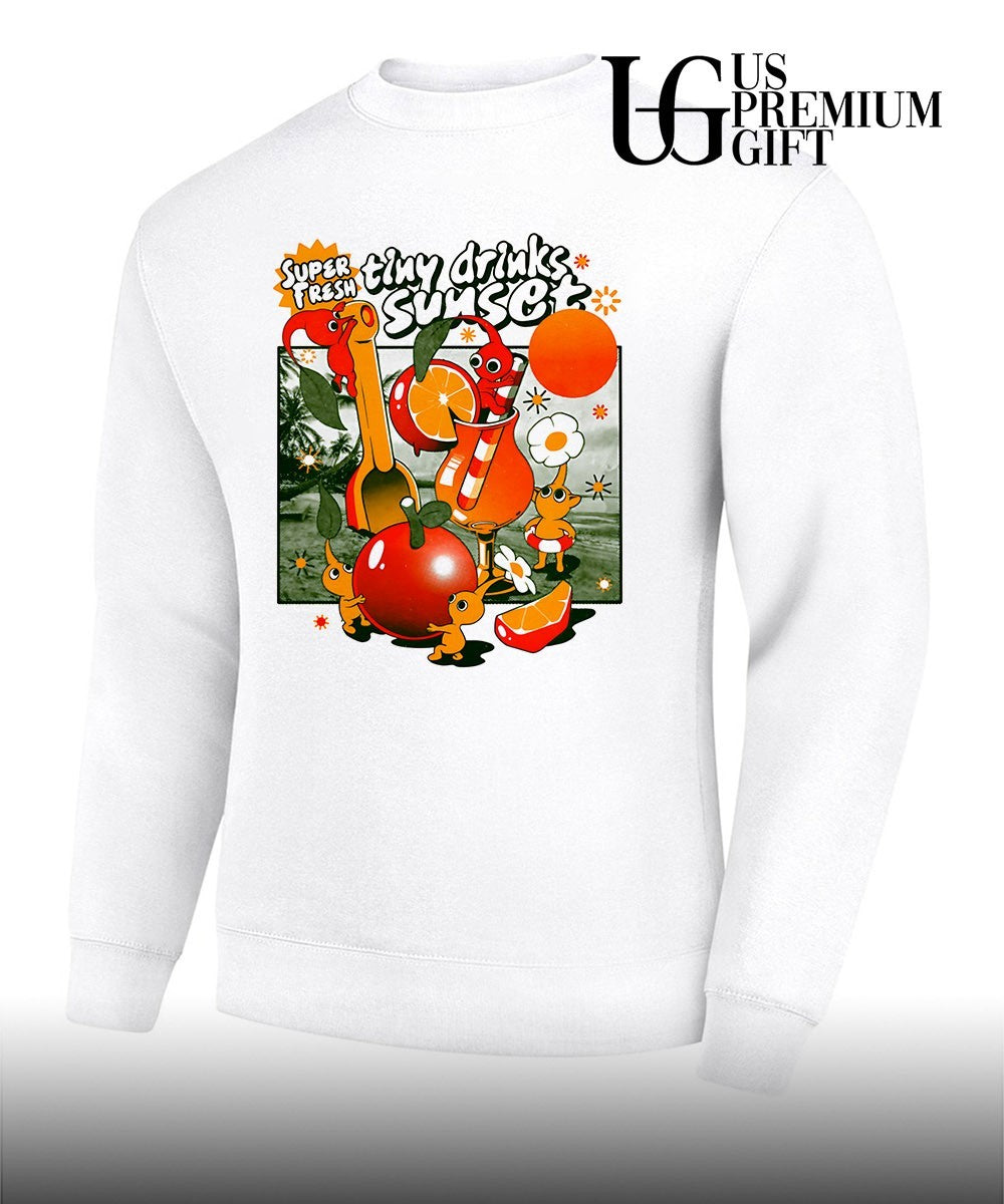 Pikmin Super Fresh Tiny Drinks Sunset shirt