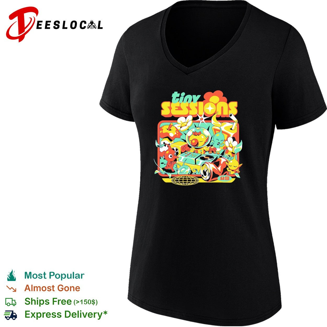 Pikmin and DJ Olimar Tiny Sessions shirt