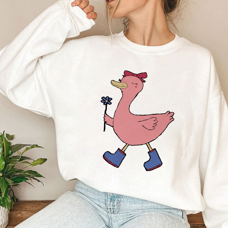 Pink Duck Funny T Shirt