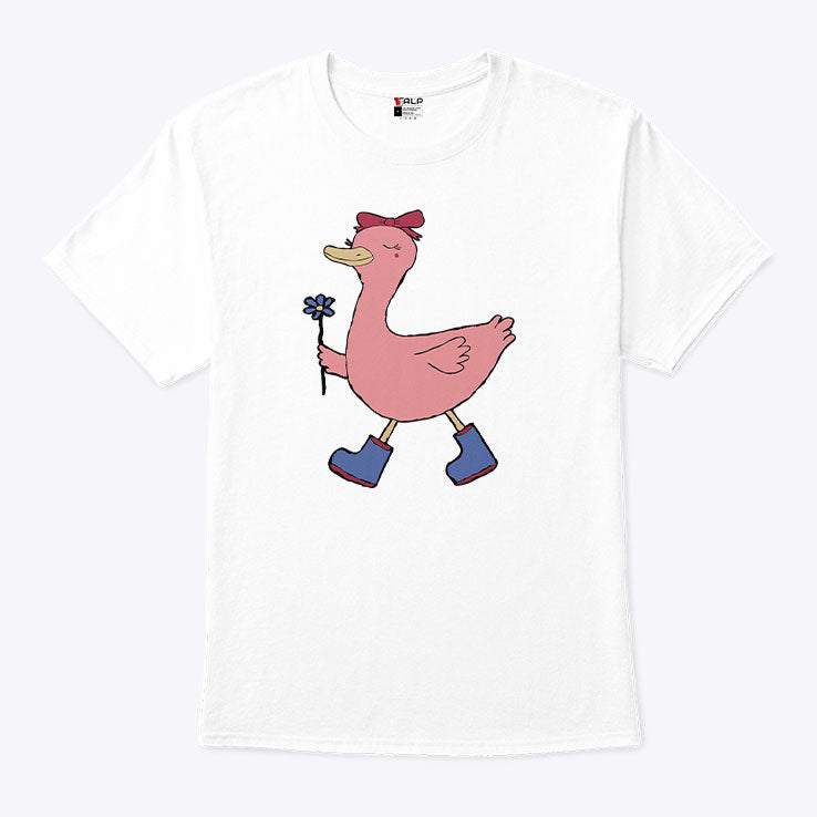 Pink Duck Funny T Shirt