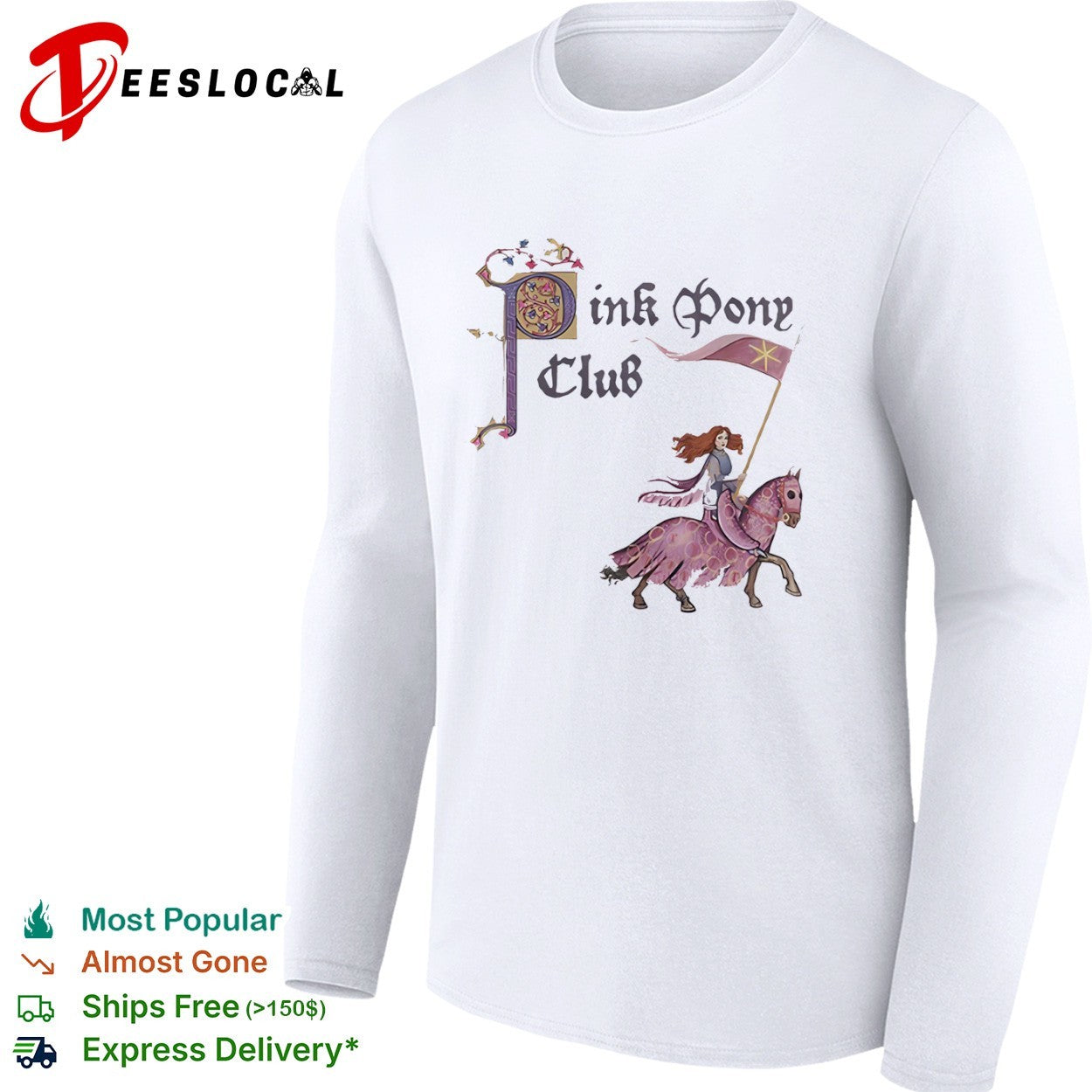 Pink Pony Club Medieval Knight shirt