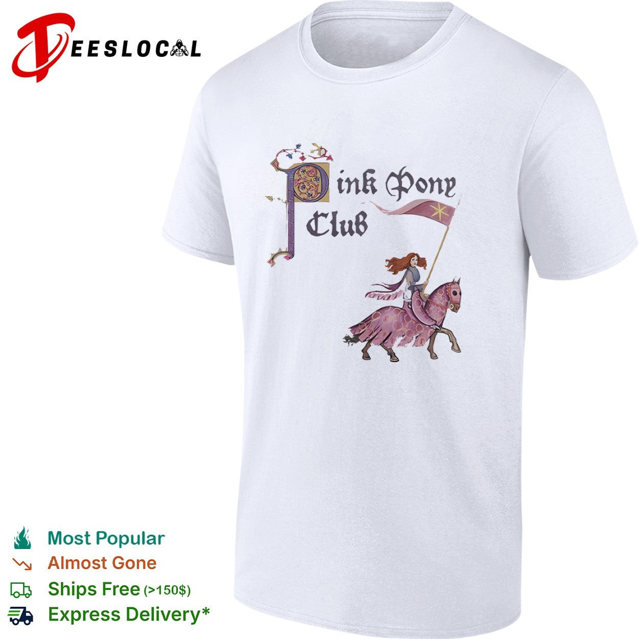 Pink Pony Club Medieval Knight shirt