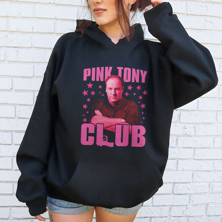 Pink Tony Club Tony Soprano T Shirt