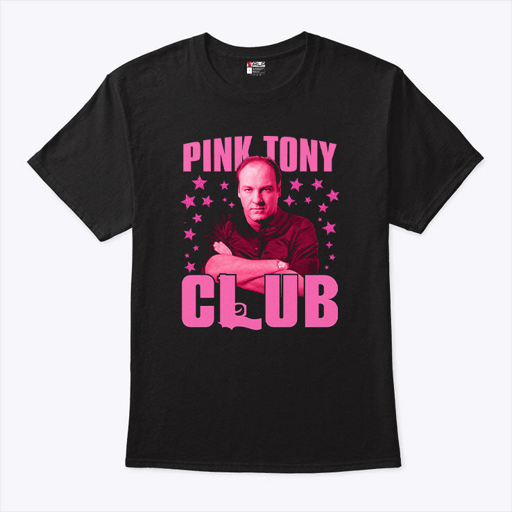 Pink Tony Club Tony Soprano T Shirt