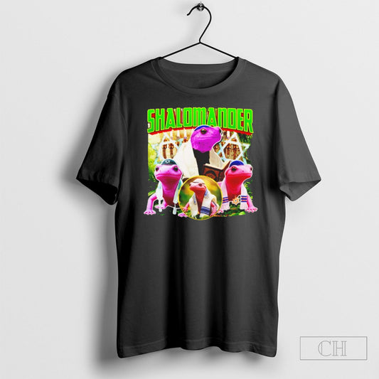 Pink Shalomander Axolotl Shirts