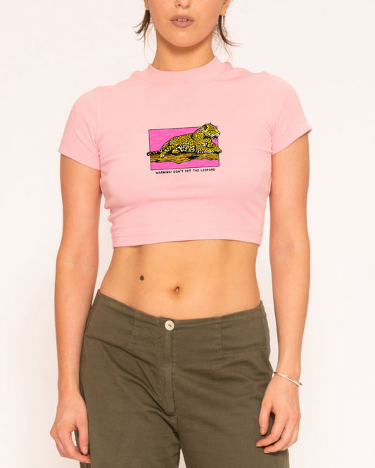 Warning! Don't Pet The Leopard Baby Tee