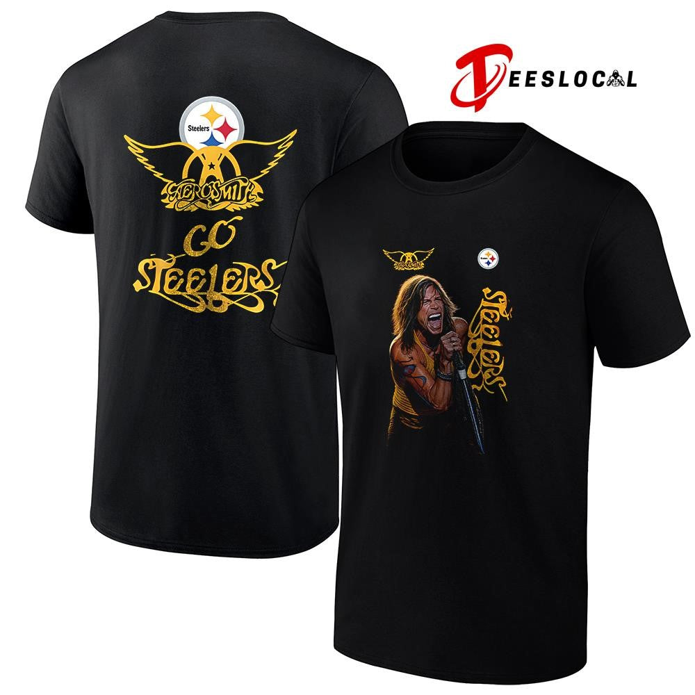 Pittsburgh Steelers x Aerosmith graphic shirt