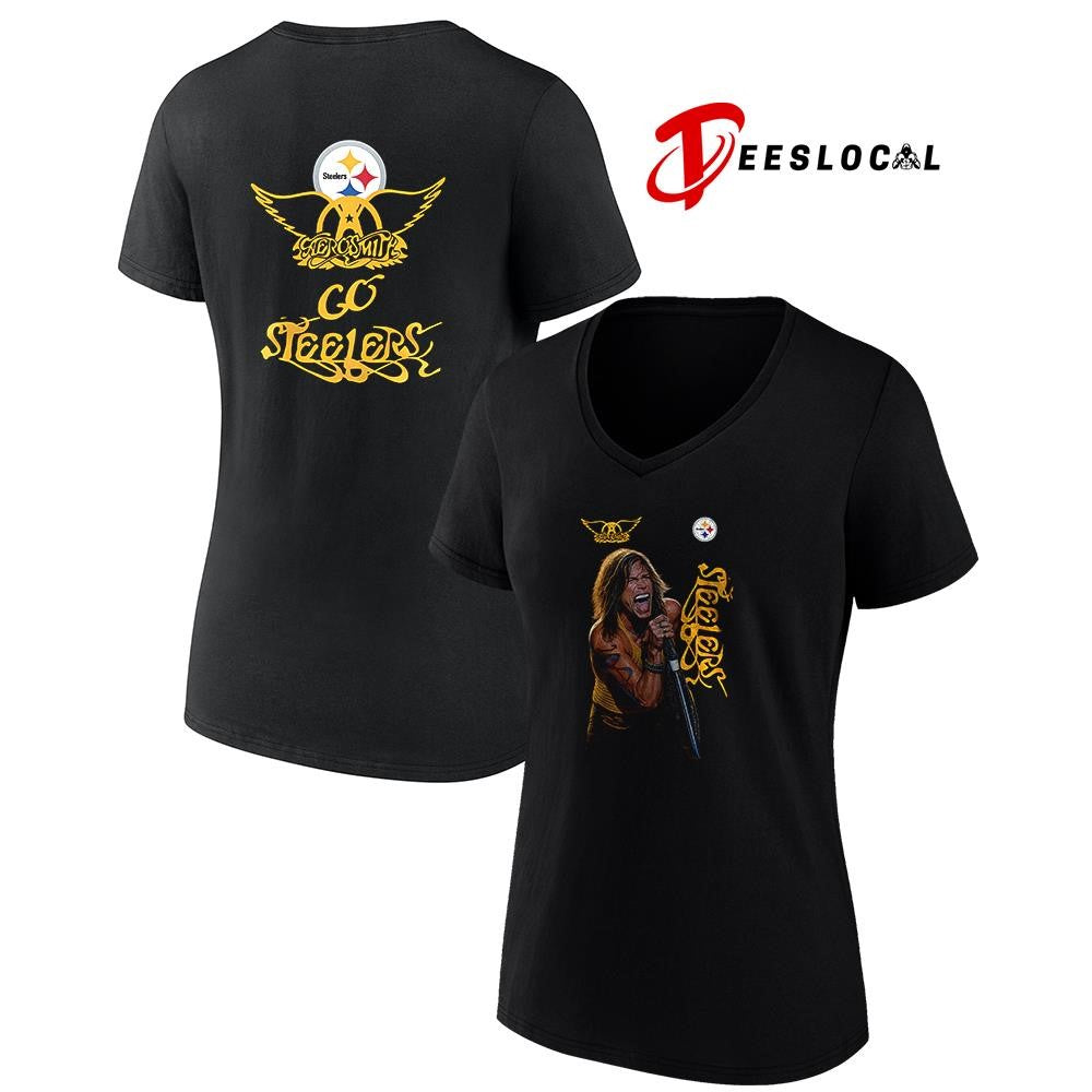 Pittsburgh Steelers x Aerosmith graphic shirt