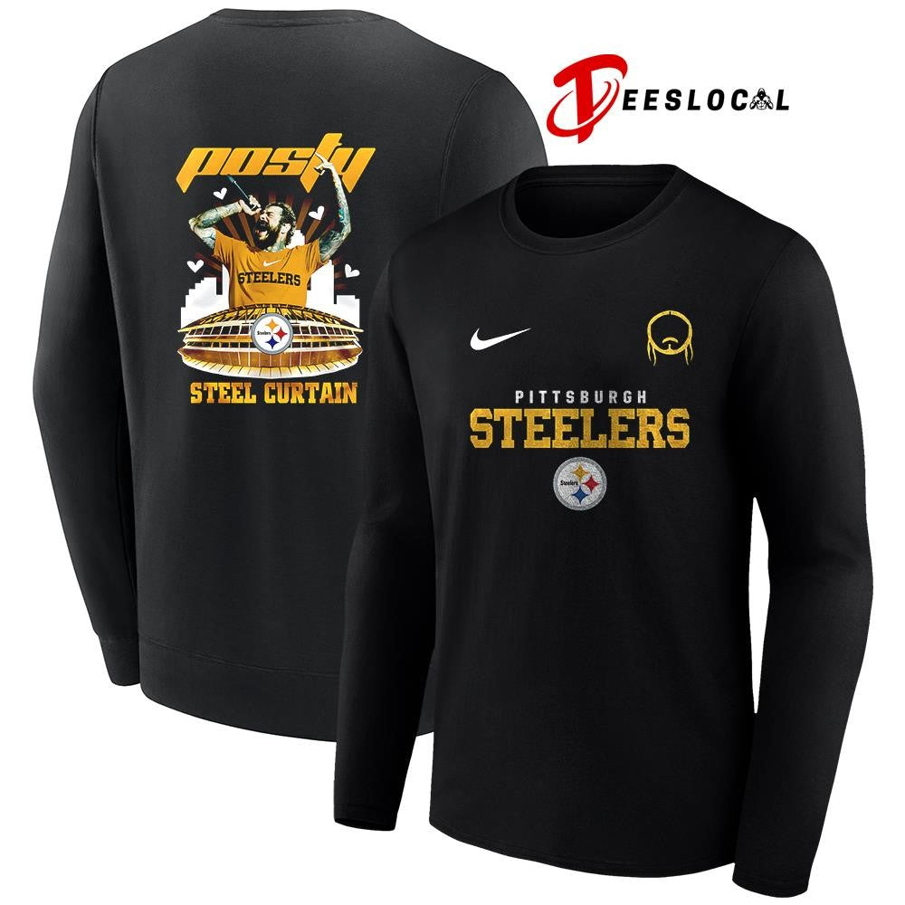 Pittsburgh Steelers x Post Malone Posty stadium shirt