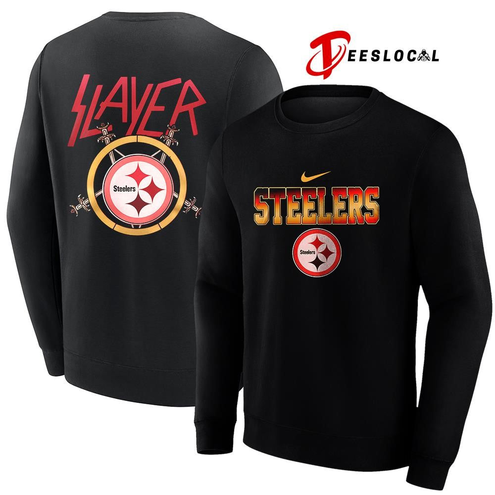 Pittsburgh Steelers x Slayer logo shirt