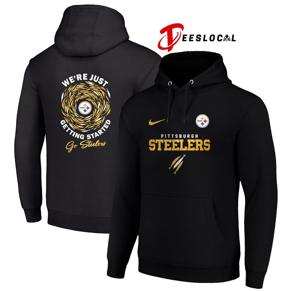 Pittsburgh Steelers x The Chosen we’re just getting started logo shirt
