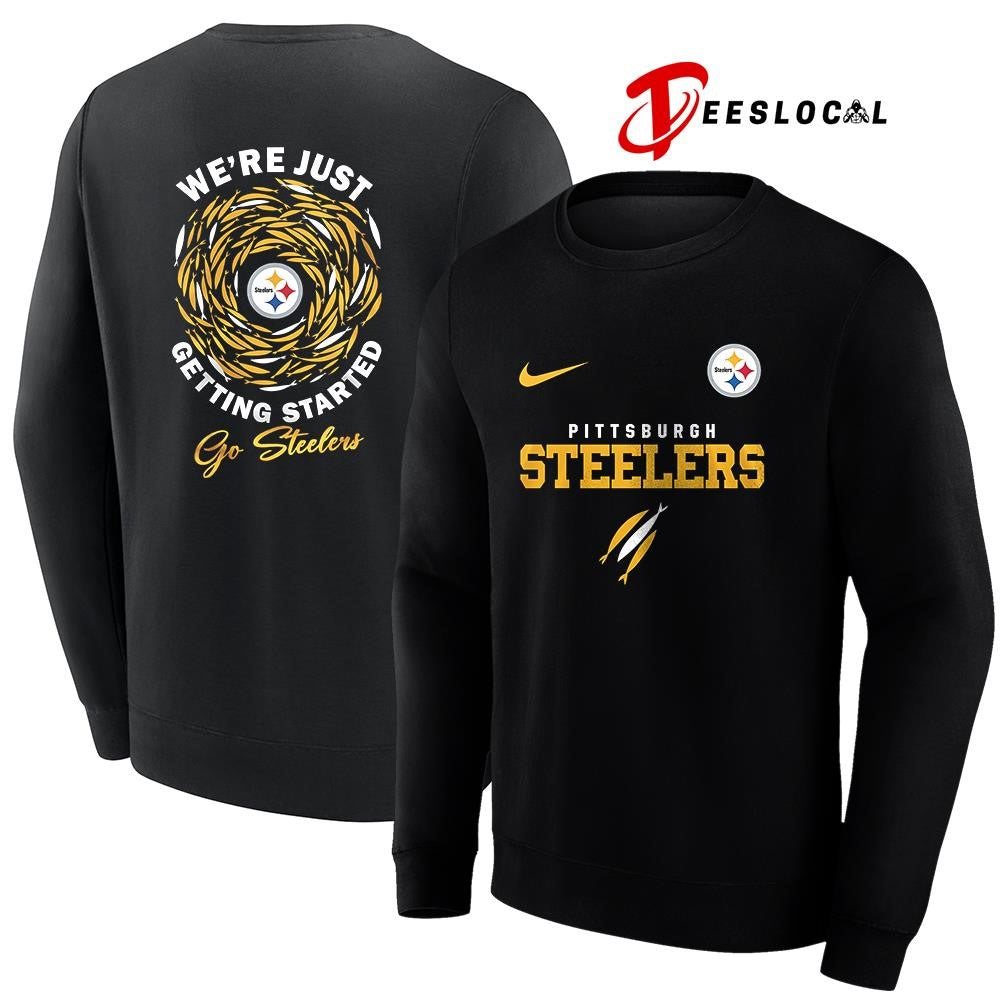Pittsburgh Steelers x The Chosen we’re just getting started logo shirt